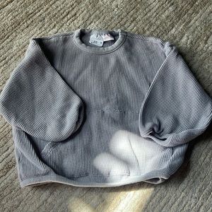Zara waffle jumper